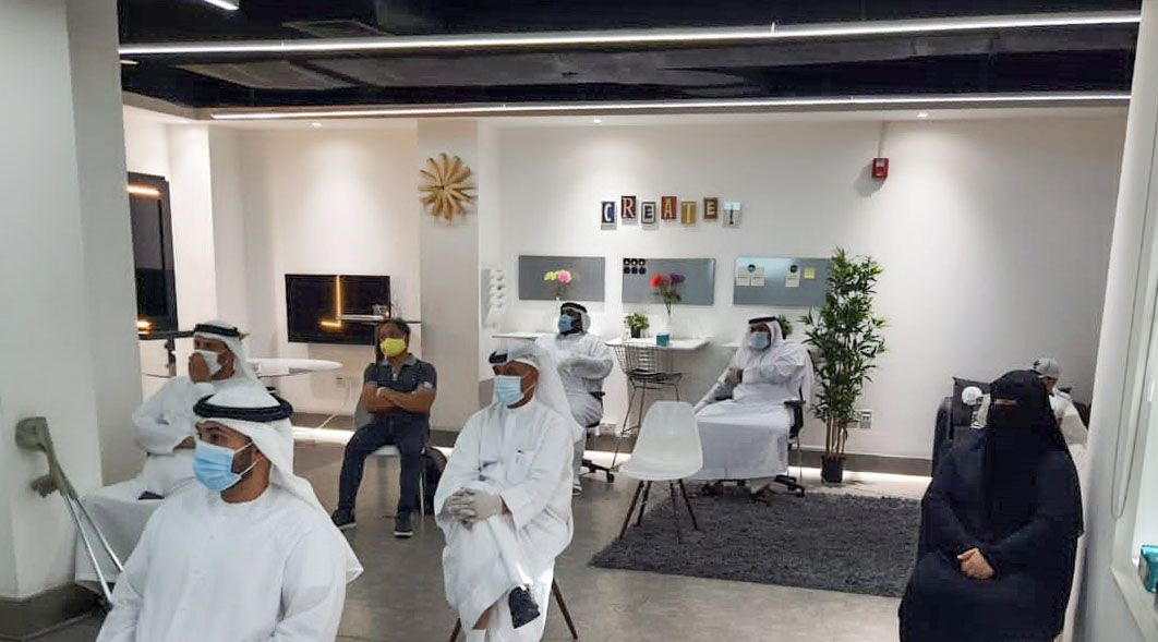 Training and brainstorming session organized by DEWA for Employees of Determination & families