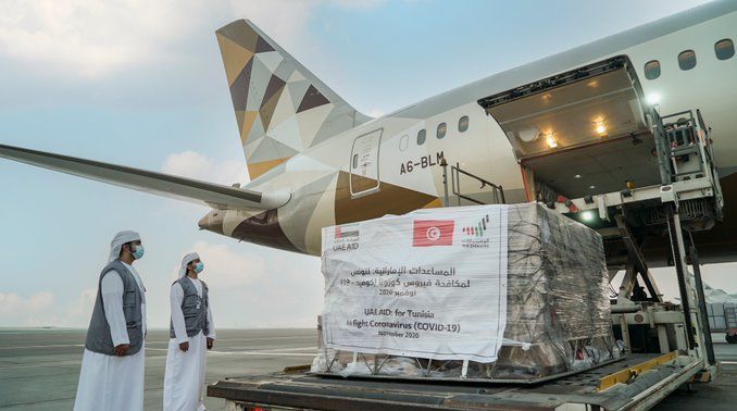 UAE sends aid plane to Tunisia in response to COVID-19