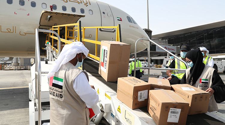 متحدہ عرب امارات کی ایتھوپیا کے ٹگرے ​​ریجن کے لئے امدادی طیارے کی روانگی