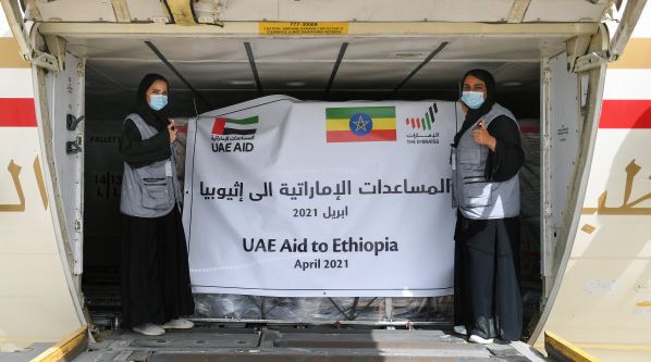 متحدہ عرب امارات کی انسداد کوویڈ19 کے تحت ایتھوپیا کو طبی امداد پر مشتمل طیارہ کی روانگی