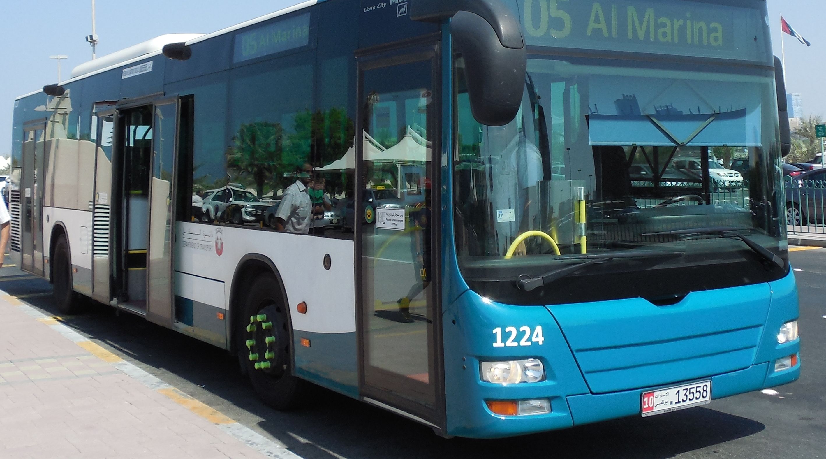 Dmt Implements Intensive Disinfection Of All Public Bus Services In Abu Dhabi