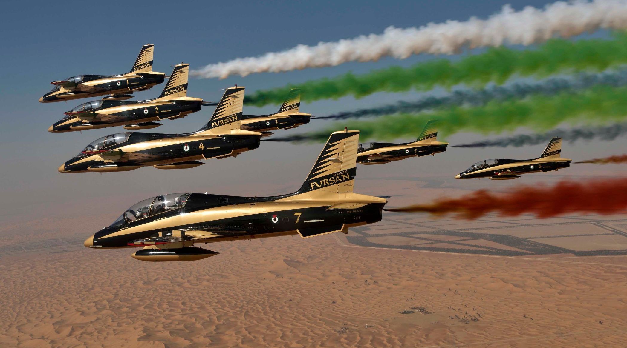 اماراتی فضائیہ کی الفرسان اتوار سے میڈیکل ٹیموں کے اعزاز میں امارات کے اسپتالوں میں پرواز کرے گی