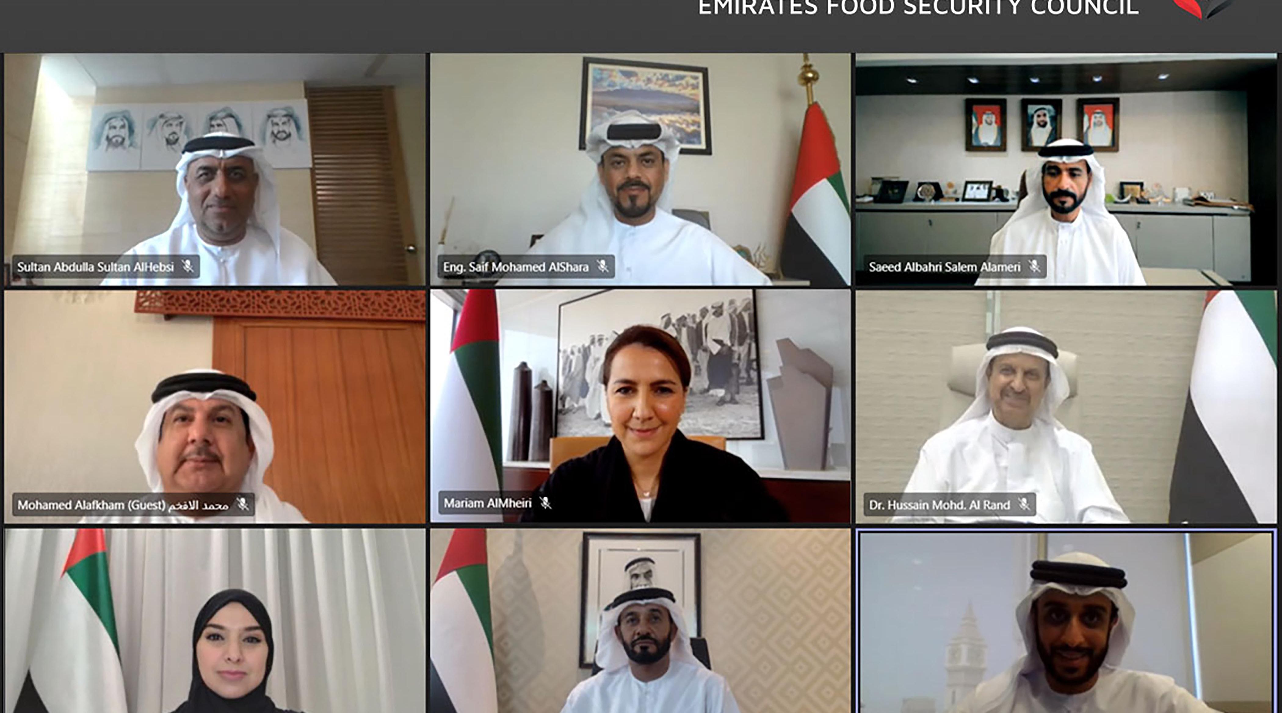 Emirates Food Security Council reviews discuss post-COVID progress
