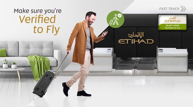 Etihad, COVID-19 travel, Etihad airline, Verified to Fly initiative, UAE government, pandemic, international travel,