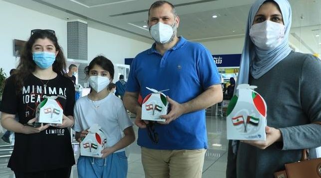 Abu Dhabi airport greets Lebanese travellers with special gifts