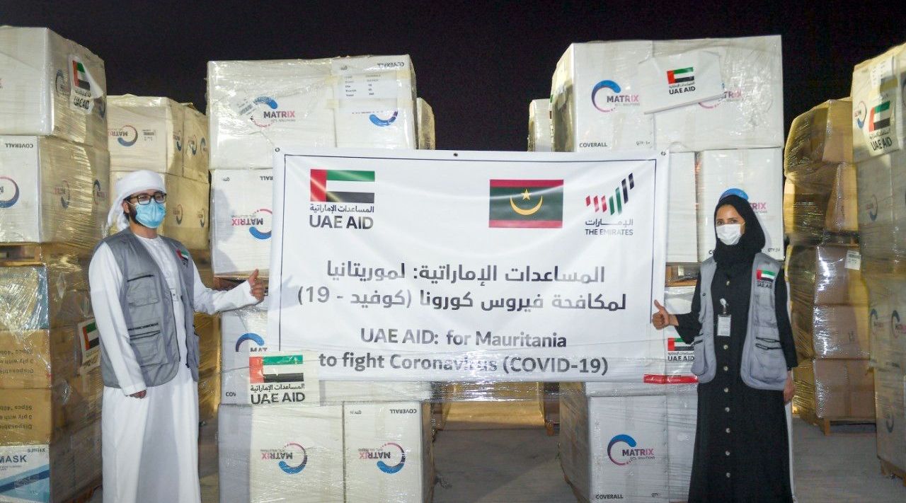 الإمارات ترسل 100 ألف جرعة لقاح ضد فيروس كورونا إلى موريتانيا