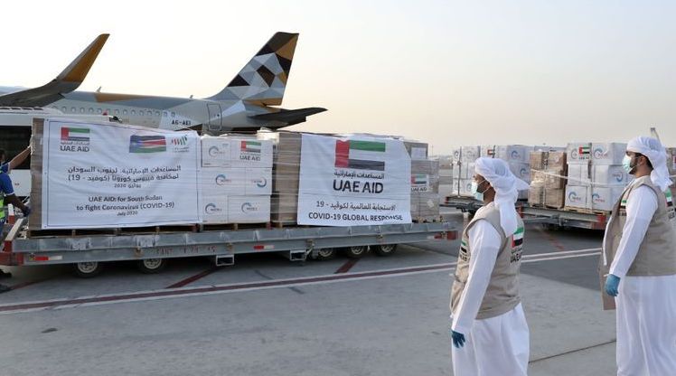 امارات کی کوویڈ19 کے خلاف جنگ میں مدد کے لئےجنوبی سوڈان کو طبی امداد کی فراہمی