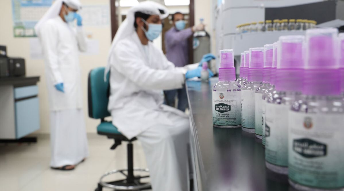 Central Testing Laboratory Of Abu Dhabi Quality And Conformity Council Releases Emirati Hand Sanitizer Brand