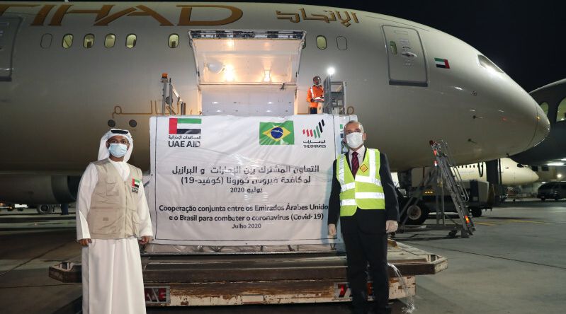 متحدہ عرب امارات کی برازیل کو انسداد کوویڈ19 کے تحت طبی امداد کی فراہمی