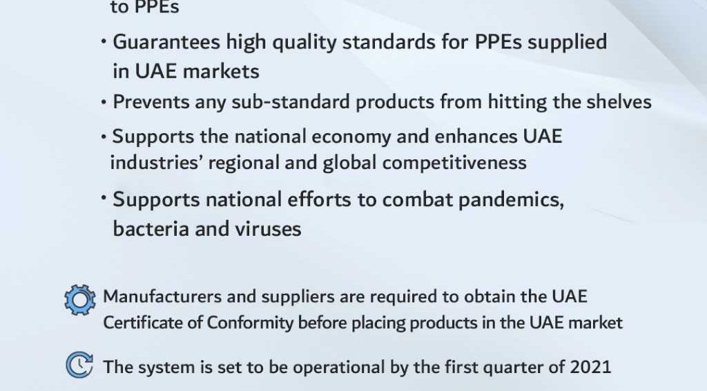 COVID-19: UAE ministry develops a National System for PPE