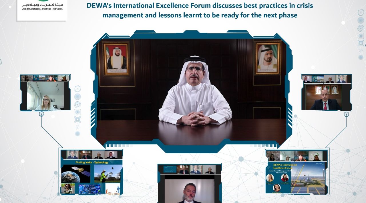 Best practices to improve crisis management was discussed in DEWA's International Excellence Forum