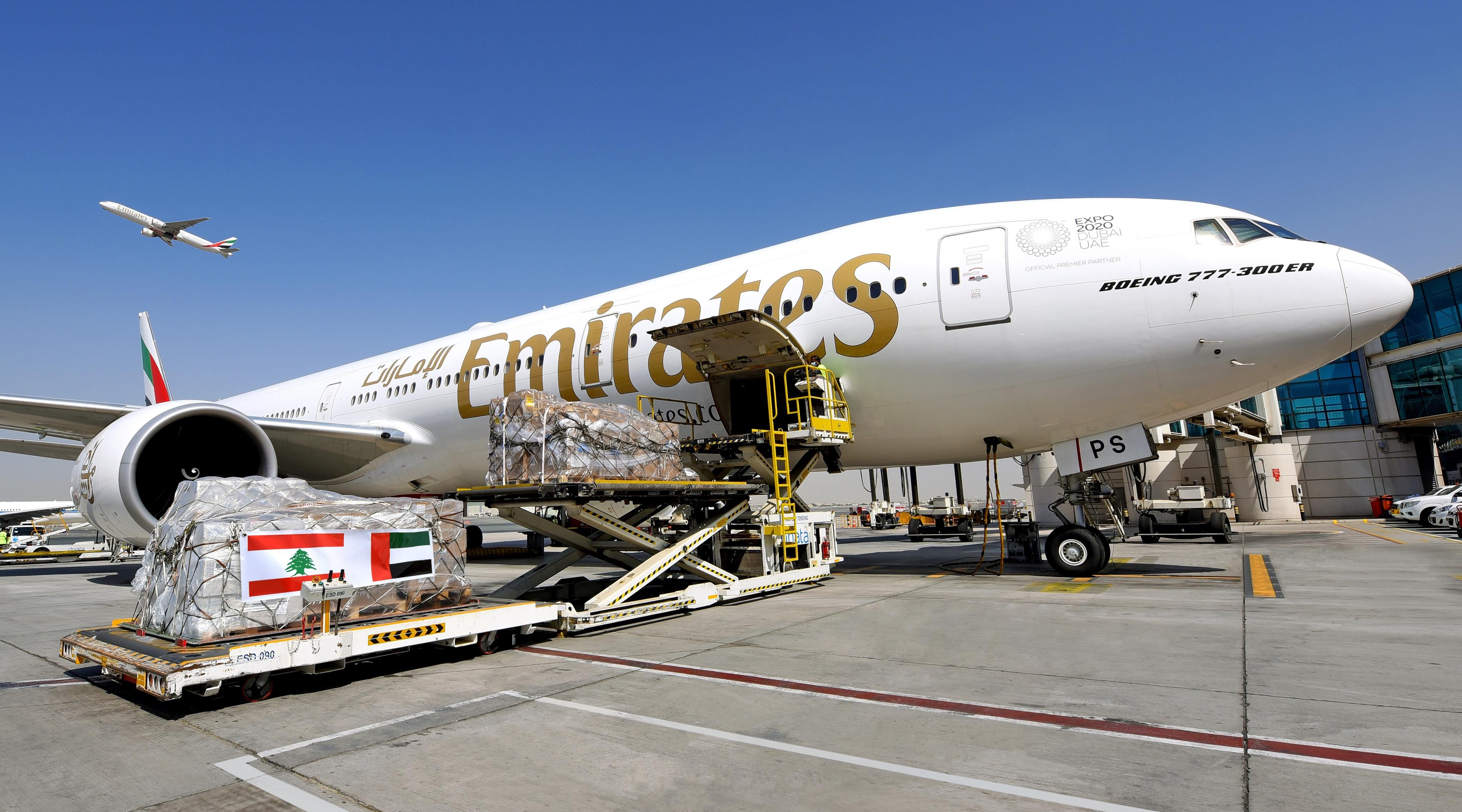 Emirates SkyCargo continues Beirut relief efforts, flying over 160,000 kgs of essential aid