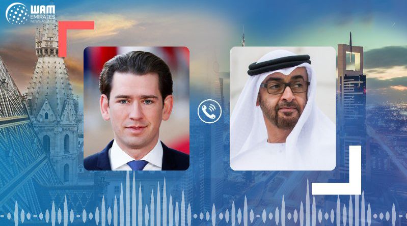 Mohamed bin Zayed, Austrian Chancellor review bilateral relations, regional developments