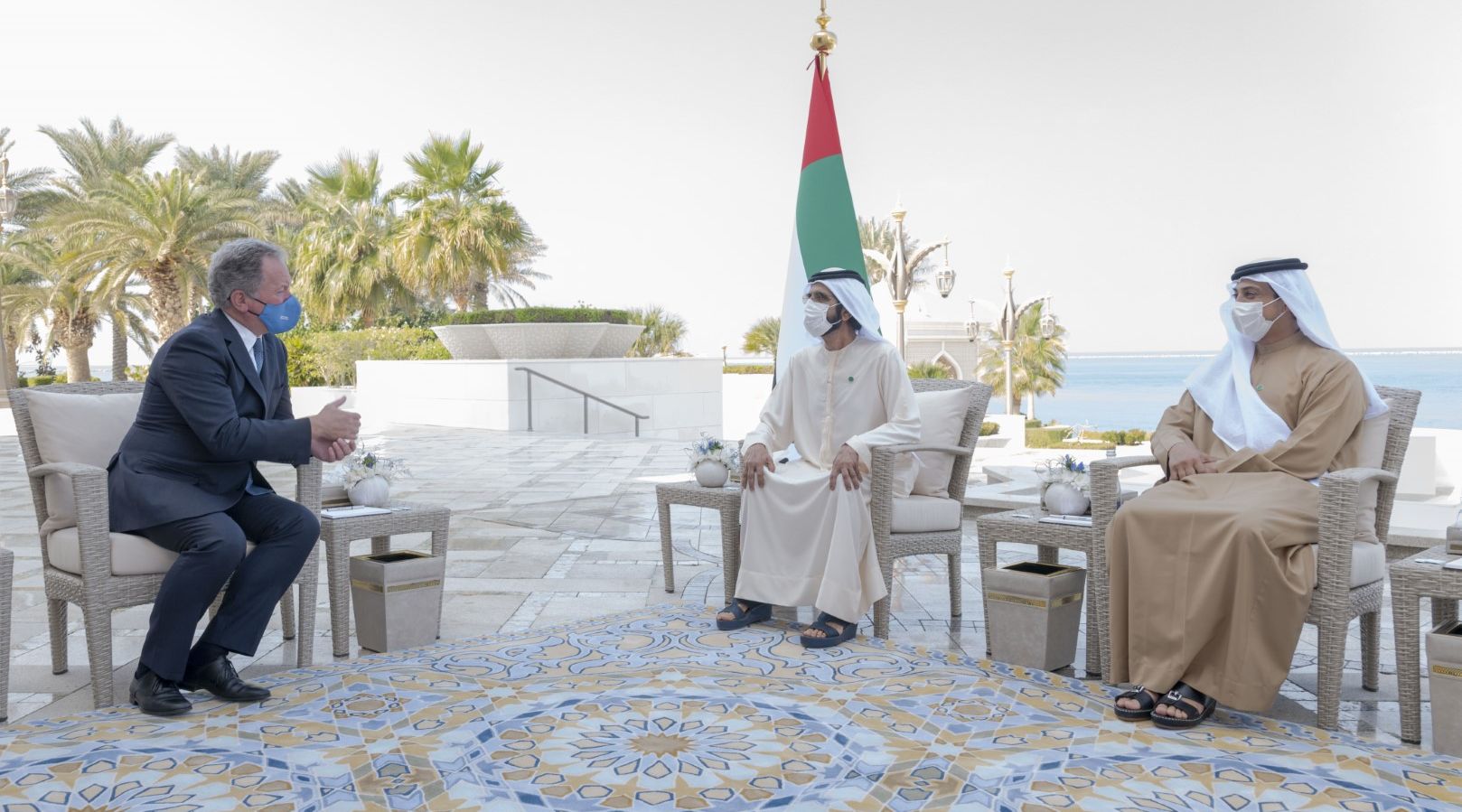 Mohammed bin Rashid, WFP chief review UAE's humanitarian aid