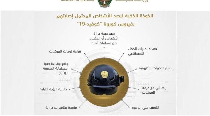 Saif Bin Zayed Adopts Smart Helmet Technology To Monitor Coronavirus 2
